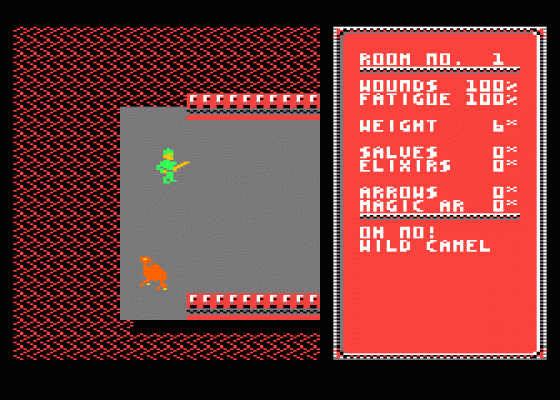 The Temple of Apshai Trilogy Screenshot 5 (Atari 400/800/600XL/800XL/130XE)