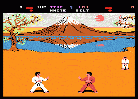 World Karate Championship Screenshot 7 (Atari 400/800/600XL/800XL/130XE)