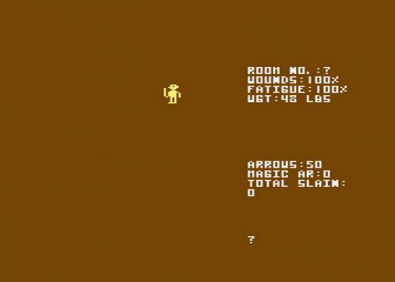 Dunjonquest: Danger in Drindisti Screenshot 5 (Atari 400/800/600XL/800XL/130XE)