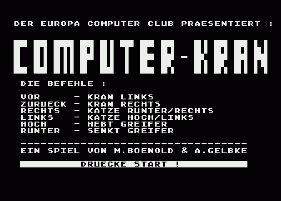 Computer-Kran