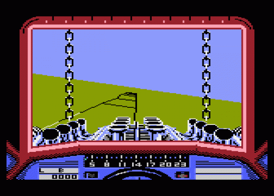 Stunt Car Racer Screenshot 5 (Atari 400/800/600XL/800XL/130XE)