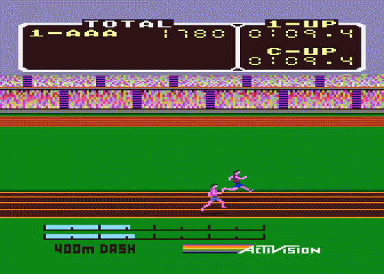 Decathlon Screenshot 7 (Atari 400/800/600XL/800XL/130XE)