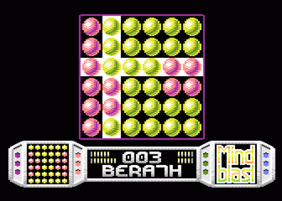 Mind Blast Screenshot 5 (Atari 400/800/600XL/800XL/130XE)