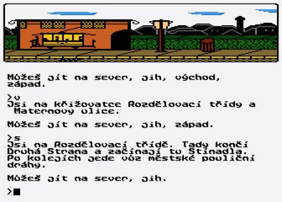 Rychle Sipy: Zahada Hlavolamu Screenshot 5 (Atari 400/800/600XL/800XL/130XE)