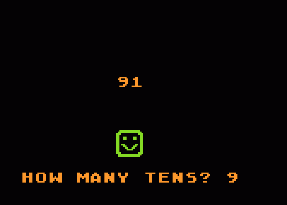 Math and Number Skills Screenshot 5 (Atari 400/800/600XL/800XL/130XE)