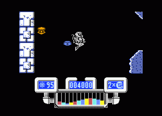 Space Rider Screenshot 5 (Atari 400/800/600XL/800XL/130XE)