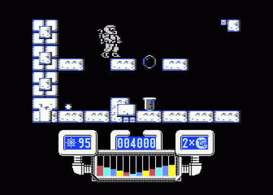 Space Rider Screenshot 6 (Atari 400/800/600XL/800XL/130XE)