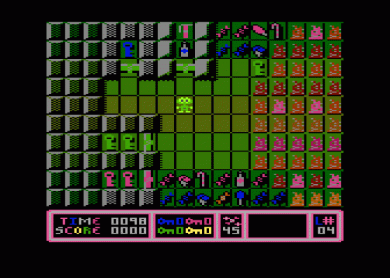 Dimo's Quest in ABBUC Land! Screenshot 6 (Atari 400/800/600XL/800XL/130XE)