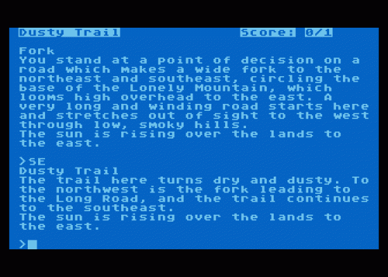 Enchanter Screenshot 1 (Atari 400/800/600XL/800XL/130XE)