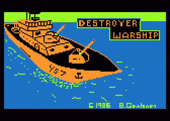 Destroyer Warship