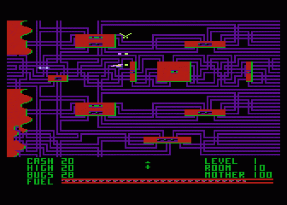 Bugrunner Screenshot 5 (Atari 400/800/600XL/800XL/130XE)