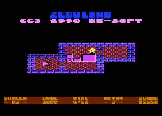 Zebu-Land Screenshot 5 (Atari 400/800/600XL/800XL/130XE)