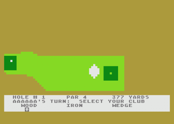 Sports Spectacular Screenshot 6 (Atari 400/800/600XL/800XL/130XE)