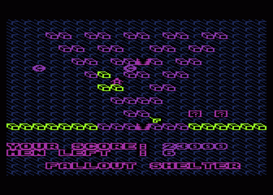 Sky Scraper Screenshot 6 (Atari 400/800/600XL/800XL/130XE)