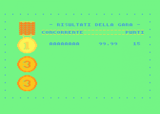 Circo Bianco Screenshot 13 (Atari 400/800/600XL/800XL/130XE)