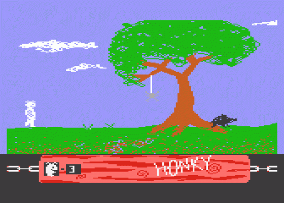 Easy Money/Honky Screenshot 5 (Atari 400/800/600XL/800XL/130XE)