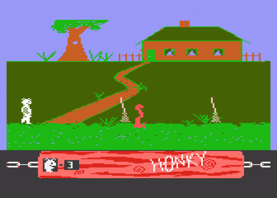 Easy Money/Honky Screenshot 7 (Atari 400/800/600XL/800XL/130XE)