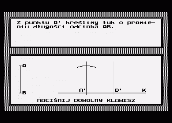 Geometria Screenshot 5 (Atari 400/800/600XL/800XL/130XE)