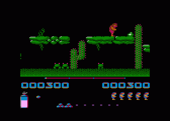 Misja/Fred Screenshot 8 (Atari 400/800/600XL/800XL/130XE)