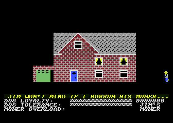 Hover Bovver Screenshot 6 (Atari 400)