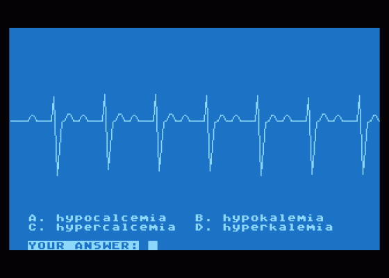 EKG Teaching Screenshot 5 (Atari 400/800/600XL/800XL/130XE)