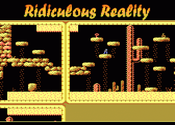 Ridiculous Reality Screenshot 12 (Atari 400/800/600XL/800XL/130XE)