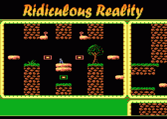 Ridiculous Reality Screenshot 13 (Atari 400/800/600XL/800XL/130XE)