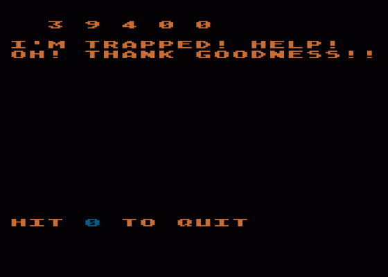 The Game of Lost Screenshot 1 (Atari 400/800/600XL/800XL/130XE)