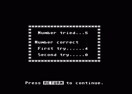 Word Games Screenshot 10 (Atari 400/800/600XL/800XL/130XE)