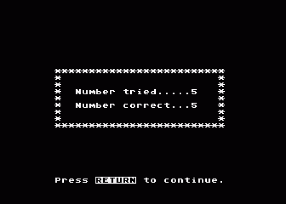 Word Games Screenshot 14 (Atari 400/800/600XL/800XL/130XE)