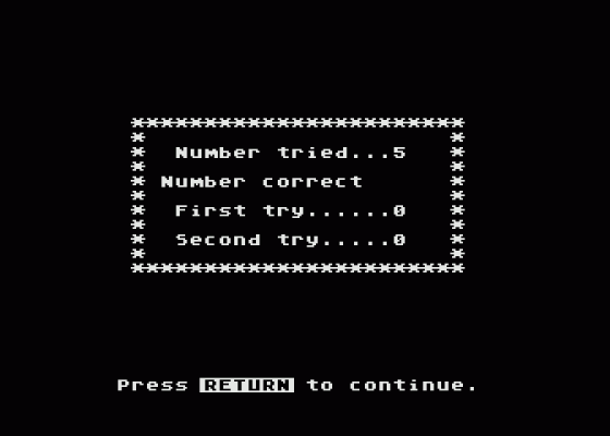 Word Games Screenshot 18 (Atari 400/800/600XL/800XL/130XE)