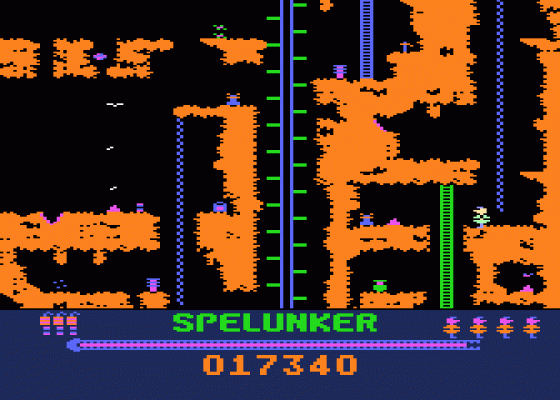 Spelunker Screenshot 5 (Atari 400/800/600XL/800XL/130XE)