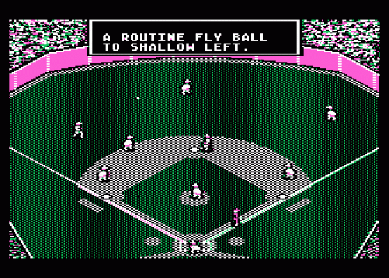 Micro League Baseball Screenshot 5 (Atari 400/800/600XL/800XL/130XE)