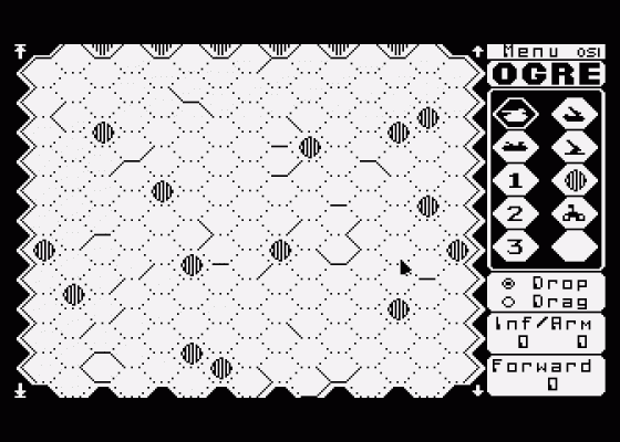 Ogre Screenshot 1 (Atari 400/800/600XL/800XL/130XE)