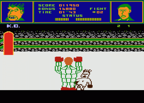 Knockout Screenshot 7 (Atari 400/800/600XL/800XL/130XE)