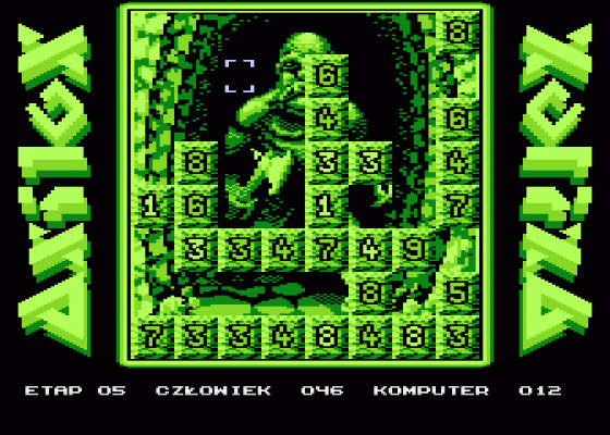 Axilox Screenshot 6 (Atari 400/800/600XL/800XL/130XE)