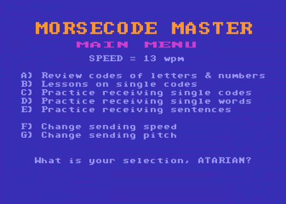 Morsecode Master