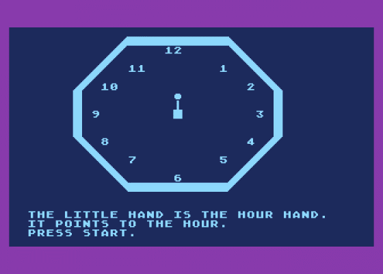 Telling Time Screenshot 5 (Atari 400/800/600XL/800XL/130XE)