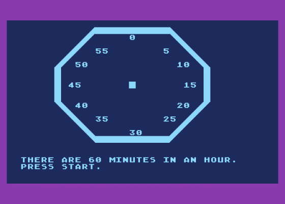 Telling Time Screenshot 8 (Atari 400/800/600XL/800XL/130XE)