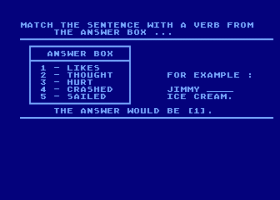 Basic Language Skills Screenshot 7 (Atari 400/800/600XL/800XL/130XE)