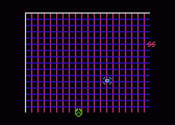 X-Y-Zap Screenshot 1 (Atari 400/800/600XL/800XL/130XE)