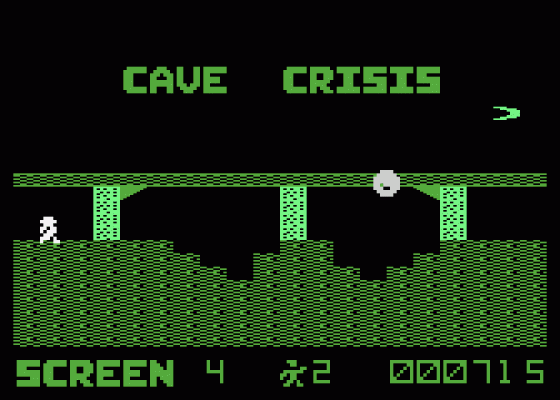 Cave Crisis Screenshot 6 (Atari 400/800/600XL/800XL/130XE)