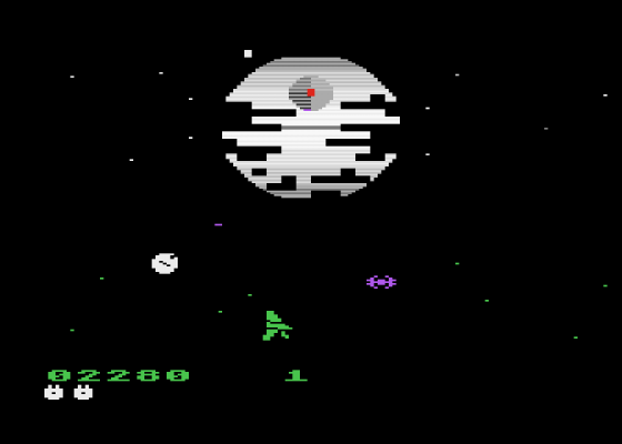 Return Of The Jedi: Death Star Battle Screenshot 5 (Atari 400/800/XL)