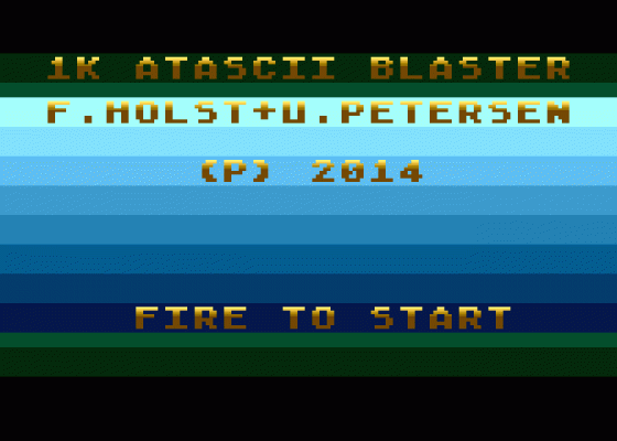 1K ATASCII Blaster/Floppy Bird