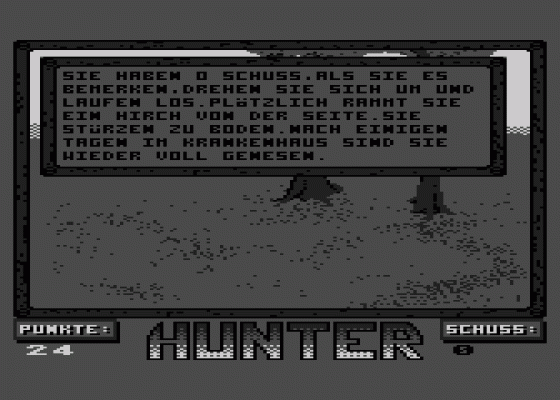 Hunter Screenshot 5 (Atari 400/800/600XL/800XL/130XE)