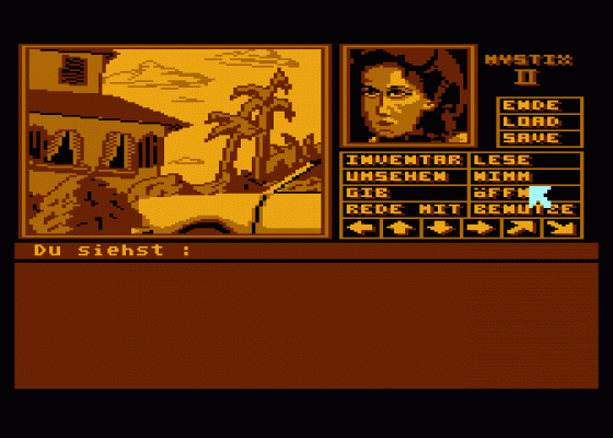 Mystix II: Das Strandhaus Screenshot 5 (Atari 400/800/600XL/800XL/130XE)