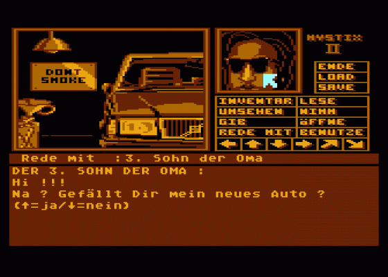 Mystix II: Das Strandhaus Screenshot 7 (Atari 400/800/600XL/800XL/130XE)