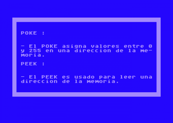 Línea Educacional: Curso Atari BASIC Screenshot 5 (Atari 400/800/600XL/800XL/130XE)