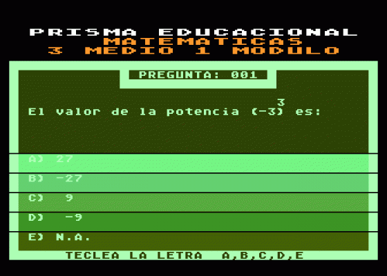 Matematicas: 3° Medio: Modulo 1