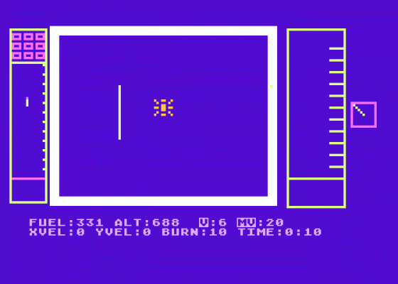 Space Knights Screenshot 6 (Atari 400/800/600XL/800XL/130XE)